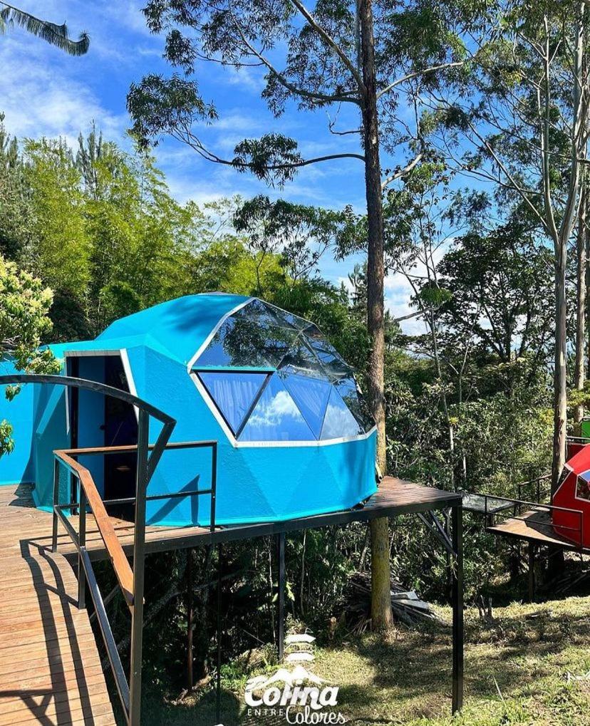 Hotel Colina Entre Colores Puente Nacional Esterno foto