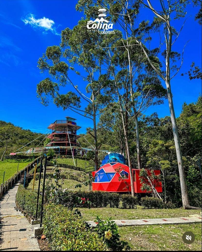 Hotel Colina Entre Colores Puente Nacional Esterno foto